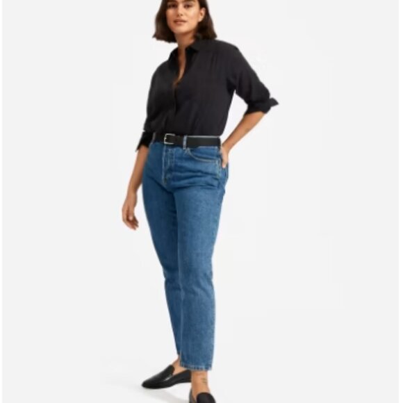 EUC! Everlane The Double-Gauze Relaxed Shirt - Black - Picture 5 of 8
